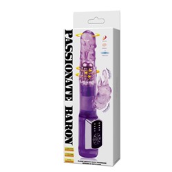 Фиолетовый ротатор Passionate Baron - 21,5 см.