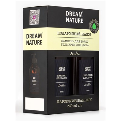 Подарочный набор женский DREAM NATURE Drakkar, шампунь и крем-гель для душа по 330 мл