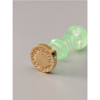 Подарочный набор для сургучной печати «Растительный венок», печать, ручка, сургуч, 12.5×10×3.6 см