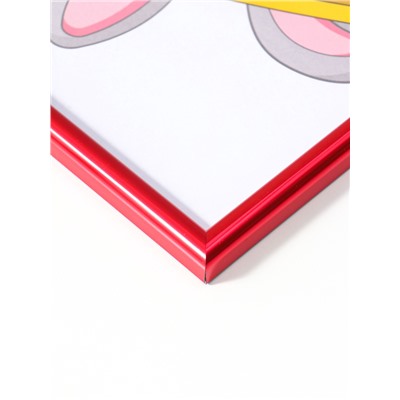 Фоторамка для фото 30×40 см Keep memories «Радуга», пластик, красный, (пластиковый экран)