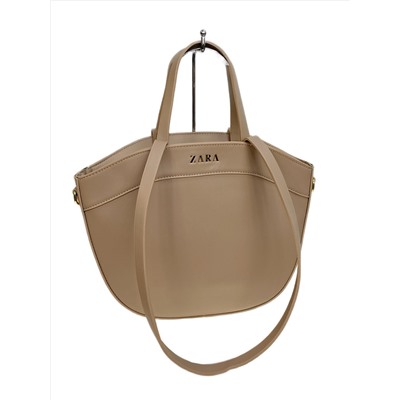 Женская сумка из искусственной кожи, цвет бежевый