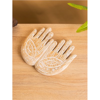 Сувенир интерьерный «Ладошки», 23×20×4 см, дерево