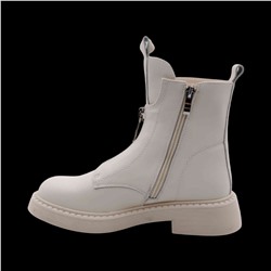 Ботинки из натуральной кожи Р-026-2 бежевые