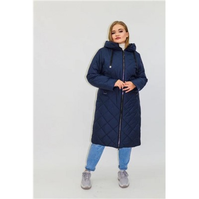 Демисезонная женская куртка осень-весна-еврозима 2810 (Синий)