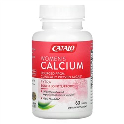Catalo Naturals, Women's Calcium, Bone & Joint Support, 60 Tablets