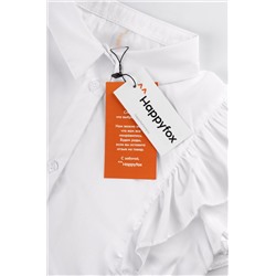 Нарядная блузка для девочки с коротким рукавом Happyfox