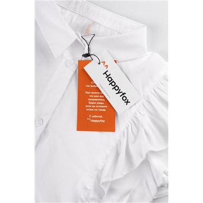 Нарядная блузка для девочки с коротким рукавом Happyfox