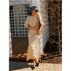 Юбка миди женская MIST, размер 42, бежевая