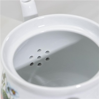 УЦЕНКА Сервиз чайный «Букет цветов», 14 предметов (отсутствует сахарница)