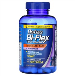 Osteo Bi-Flex, Здоровье суставов, тройная сила + формула MSM, 80 таблеток в оболочке