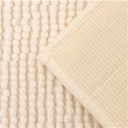 Коврик для дома Доляна «Букли», 40×60 см, цвет бежевый