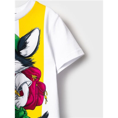 Комплект трикотажный для мальчиков: фуфайка (футболка), брюки