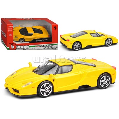 Машинка die-cast Ferrari Race&Play, желтая, 1:43,