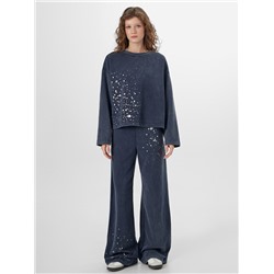 КОМПЛЕКТ ЖЕНСКИЙ (СВИТШОТ, БРЮКИ) 192016