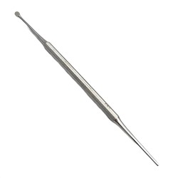 YOKO Кюретка педикюрная двусторонняя / Classic SI 019, глянцевая, 15 см 3736