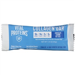 Vital Proteins, Collagen Bar, Chocolate Almond Sea Salt, 12 Bars, 1.8 oz (50 g) Each