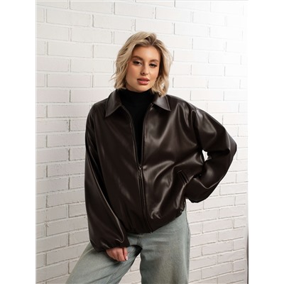 Куртка Поверь в мечту (коричневая) Б15155-7М