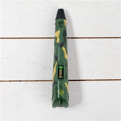 3D ручка Luazon, с дисплеем, с пластиком ABS и PLA в комплекте, хаки