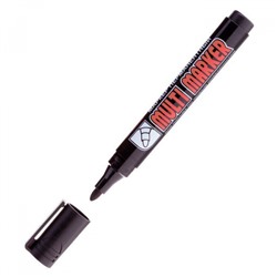 Маркер перманентный 3мм "Multi Marker" черный CPM-800 Crown