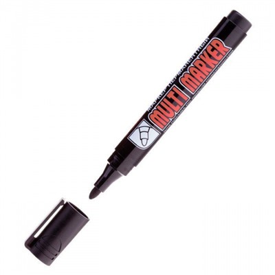 Маркер перманентный 3мм "Multi Marker" черный CPM-800 Crown