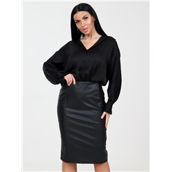 Боти - юбка черный