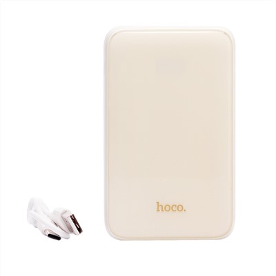 Внешний аккумулятор Hoco Q21A Great 22.5W(повр. уп.) 20000mAh Type-C/USB/Type-C (milky white)
