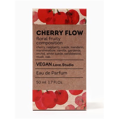 Парфюмерная вода женская Vegan Love Studio Cherry Flow, 50 мл (по мотивам Cherry in the Air (Escada)