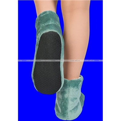 6 ПАР - Носки-САПОЖКИ женские с мехом ОДНОТОННЫЕ ВЫСОКИЕ