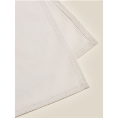 Простыня 1.5-спальная SL Home Percale 300ТС, 160×235 см, молочная, хлопок 100%