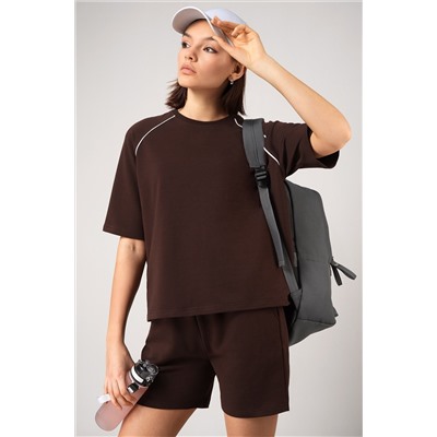 Женский костюм с шортами из футера двухнитки Happyfox