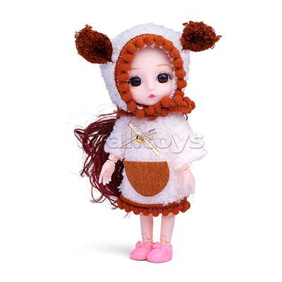 Дом для куклы "Котедж" с мебелью, в коробке