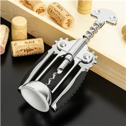 Штопор для вина Доляна Shapes, 17.5 см, цвет серебристый