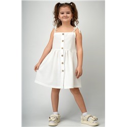 Льняной сарафан для девочки Happyfox