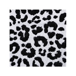 Полотенце махровое Этель Leopard, 70×130 см, 100% хлопок, 420 г/м², чёрное