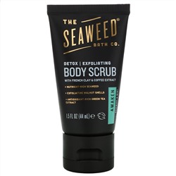 The Seaweed Bath Co., Awaken Exfoliating Detox Body Scrub, Rosemary & Mint, 1.5 fl oz (44 ml)