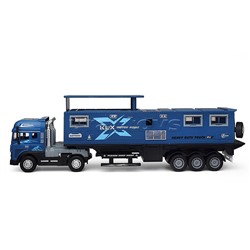 Машина "Фура Блок- контейнер" (свет,звук) в коробке