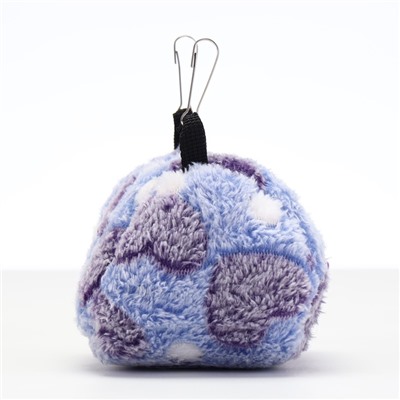 Домик для грызунов «Сердце», из флиса, 10×15 см, фиолетовый