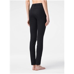 Skinny CONTE CON-149 Моделирующие джинсы skinny push-up Premium Stay Black с высокой посадкой