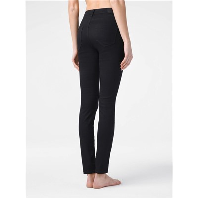 Skinny CONTE CON-149 Моделирующие джинсы skinny push-up Premium Stay Black с высокой посадкой