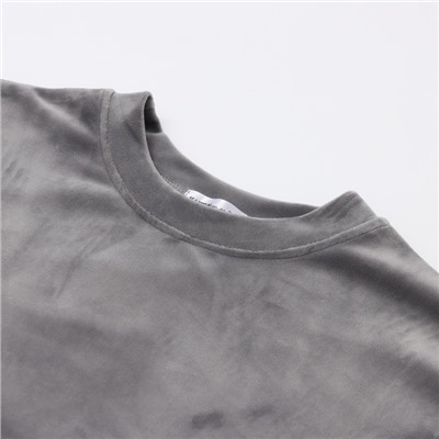 Костюм женский (свитшот, брюки) KAFTAN Plushy, размер 40-42, серый