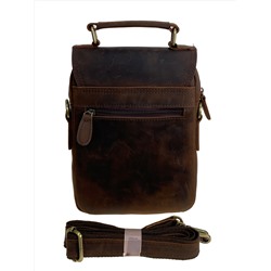 Сумка мужская из натуральной кожи, цвет коричневый