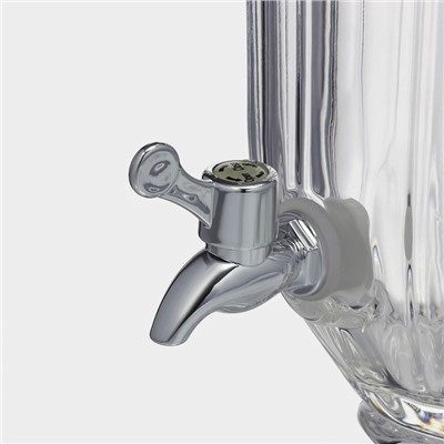 Диспенсер для напитков Magistro «Изыск», 3 л, 17×44.5 см, стекло