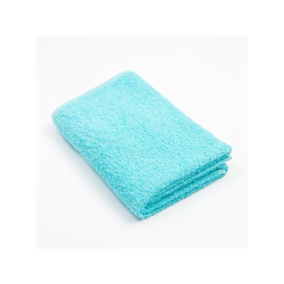 Полотенце махровое «Экономь и Я», 50×90 см, хлопок 100%, голубой