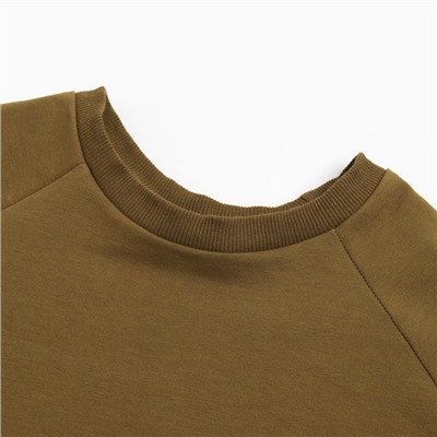 Костюм женский (майка, шорты) MINAKU: Casual Collection, хаки, размер 42