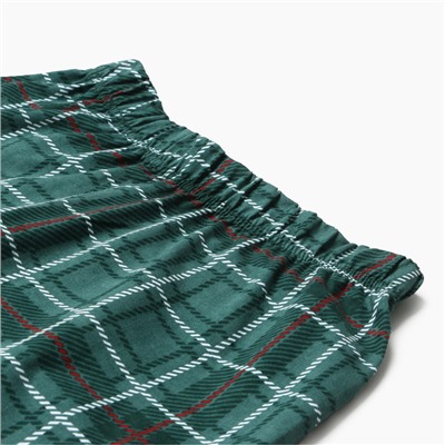 Пижама новогодняя женская (рубашка, брюки) KAFTAN Green mood, размер52-54