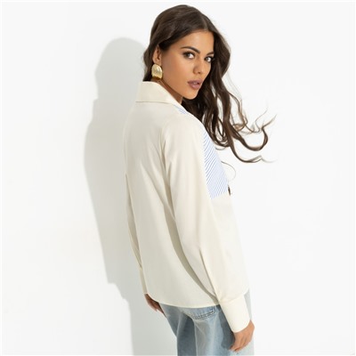 Рубашка из хлопка, Модная цель (желтая)