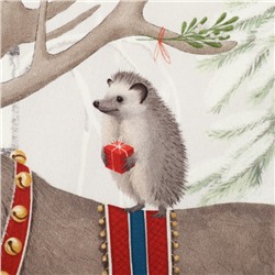 УЦЕНКА Скатерть Этель "Новогоднее чудо" d=150см +/-3см с ВГМО, 100%хл, саржа 190гр/м2