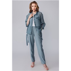 Блузка  4411/01/Пыльно-бирюзовый