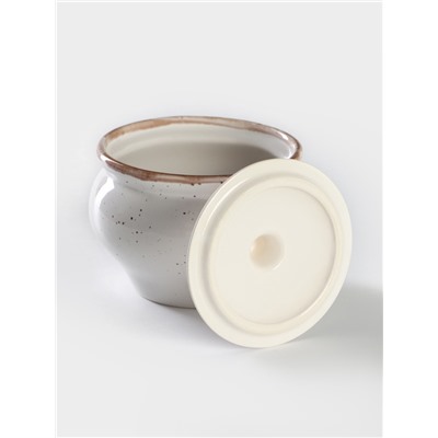 Горшочек для запекания фарфоровый Punto bianca, 500 мл