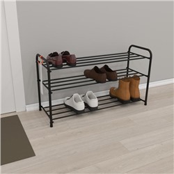 Подставка для обуви, 3 яруса, 87×30×48 см, цвет МИКС